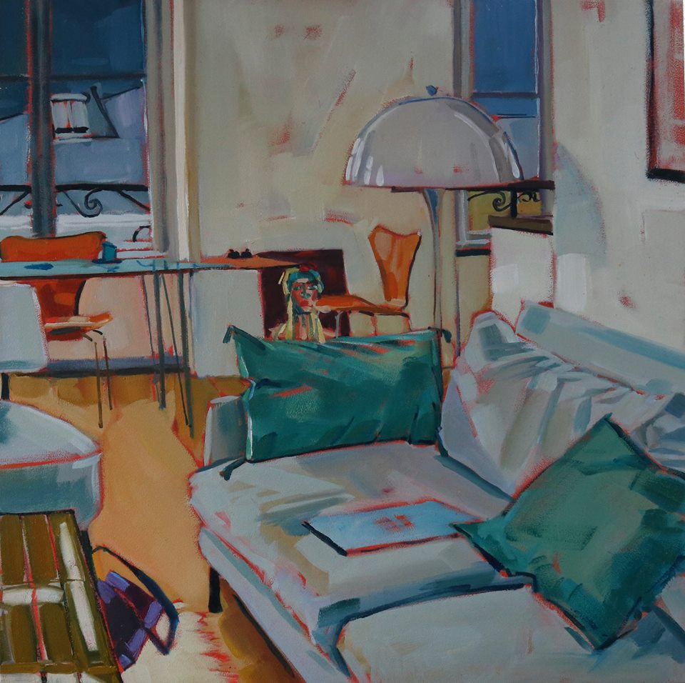 Emily Behind the Table - Paris – Olive Stack Gallery