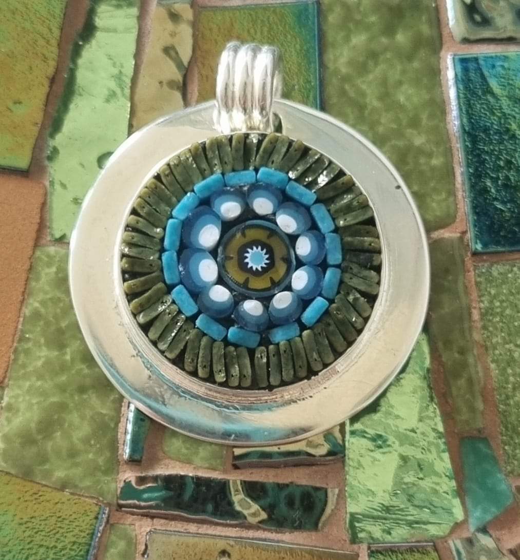 Micro Mosaic Pendant