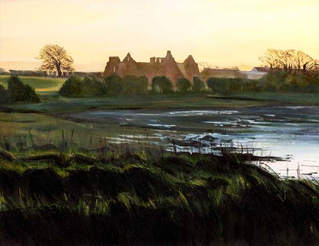 Lislaughtin Abbey at Dusk