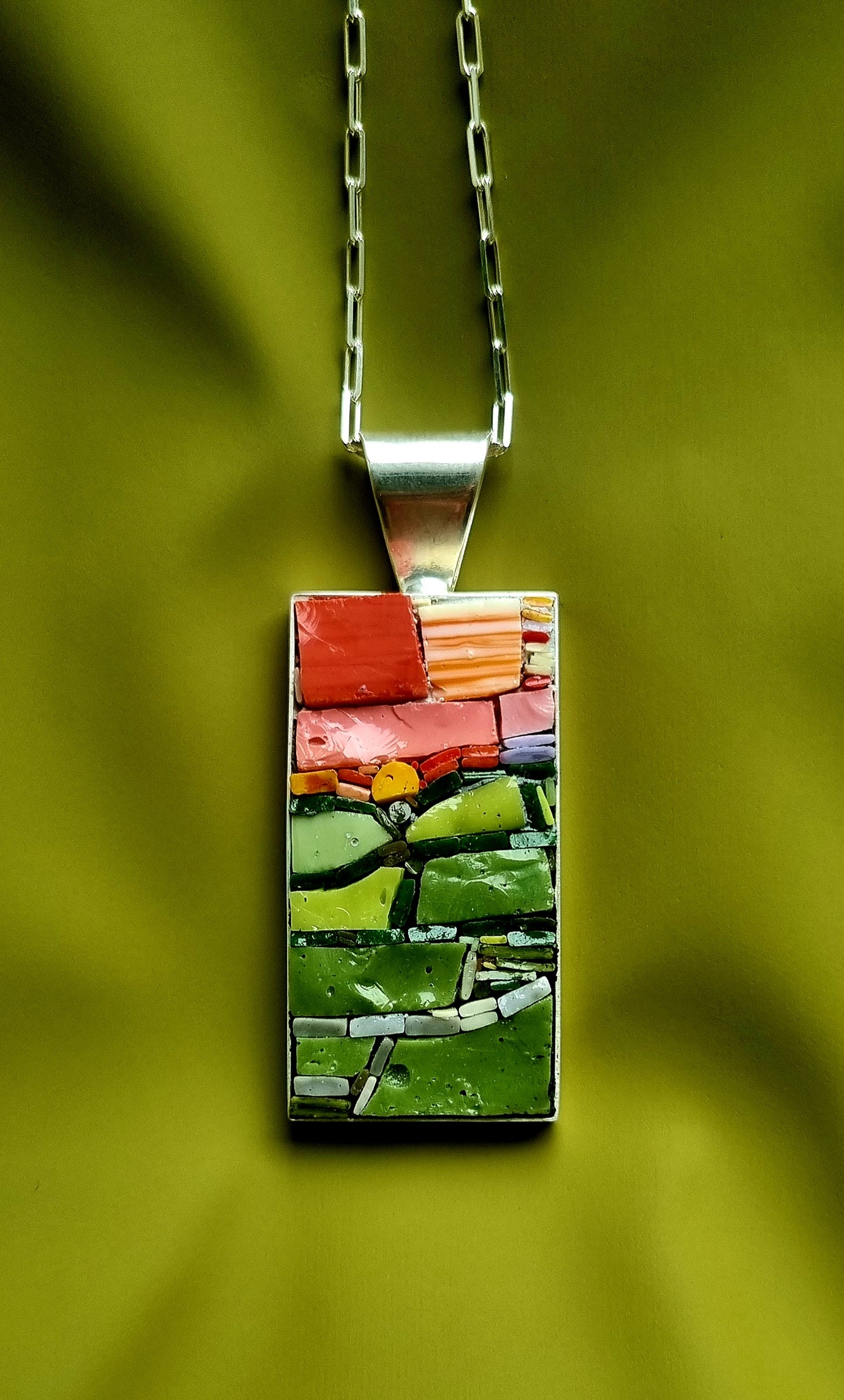 Micro Mosaic Pendant