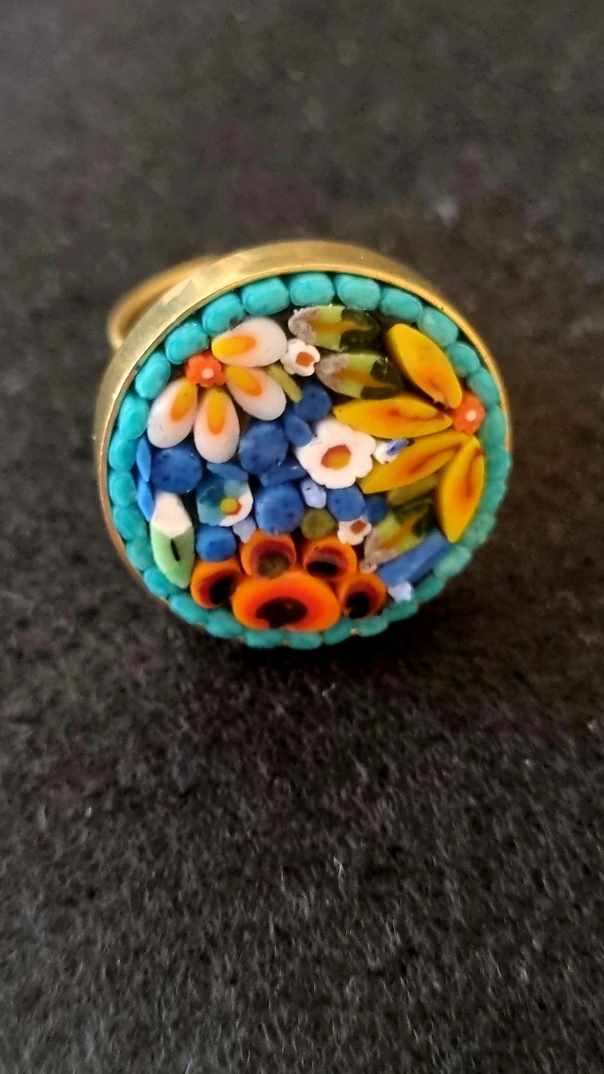 Micro Mosaic Ring